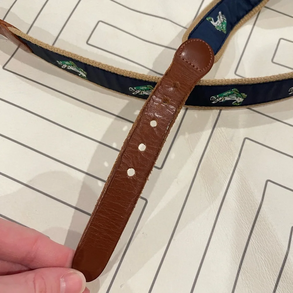 Leather Man Ltd. Big Mouth Bass Belt